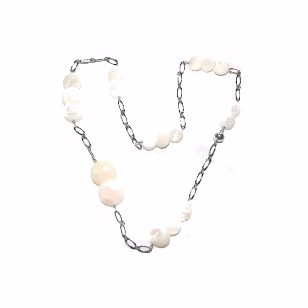Ocean halsband snäckor, vit