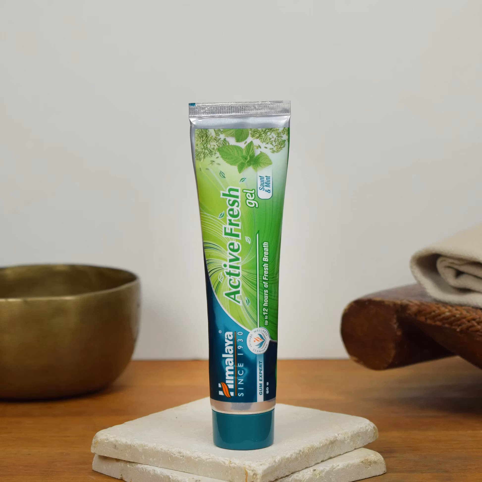 Himalaya Herbals Active Fresh Gel flourfri tandkräm 80 g