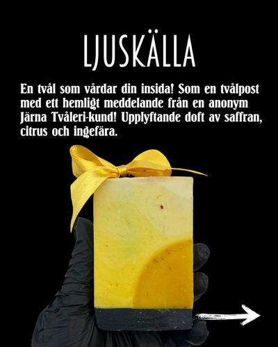 Tvål Ljuskälla handgjord Järna Tvåleri