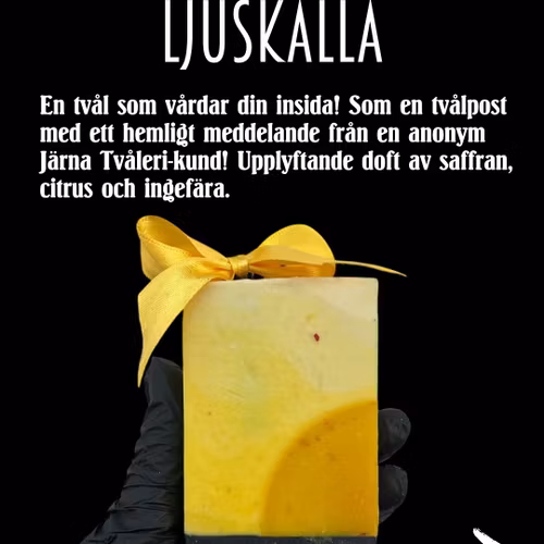 Tvål Ljuskälla handgjord Järna Tvåleri