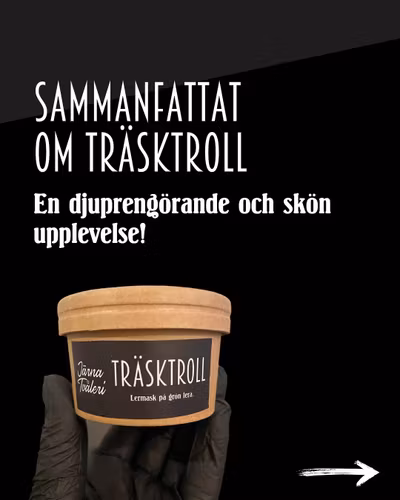 Lermask Träsktroll 25 gr Järna Tvåleri
