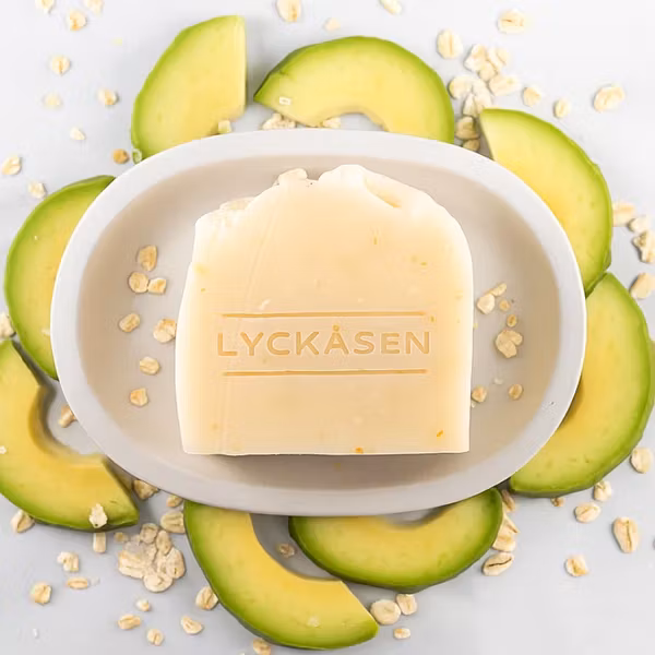 Naturlig Tvål Mandelmjölk & Havregryn - Avokado Lyckåsen 110 gr
