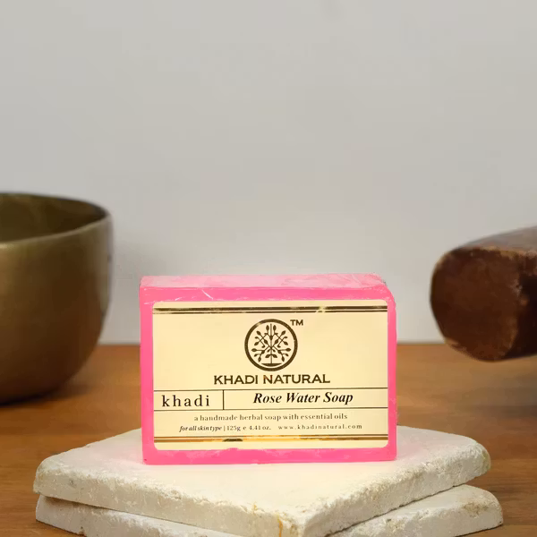 Khadi Natural Rose Water Soap 125 g