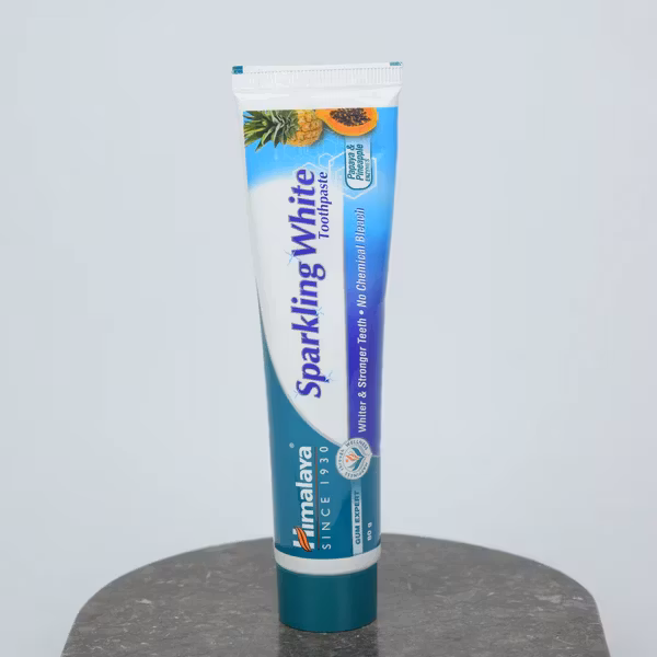 Himalaya Herbals Sparkling White Fluorfri Tandkräm 80 g