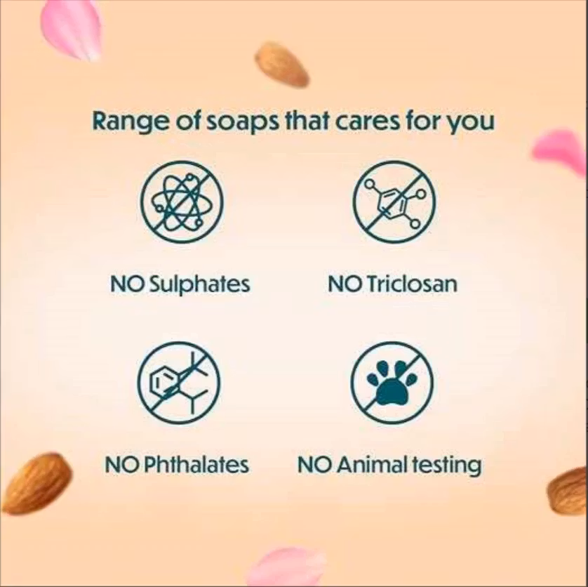 Himalaya Almond & Rose - ayurvedisk fast tvål, 75 g