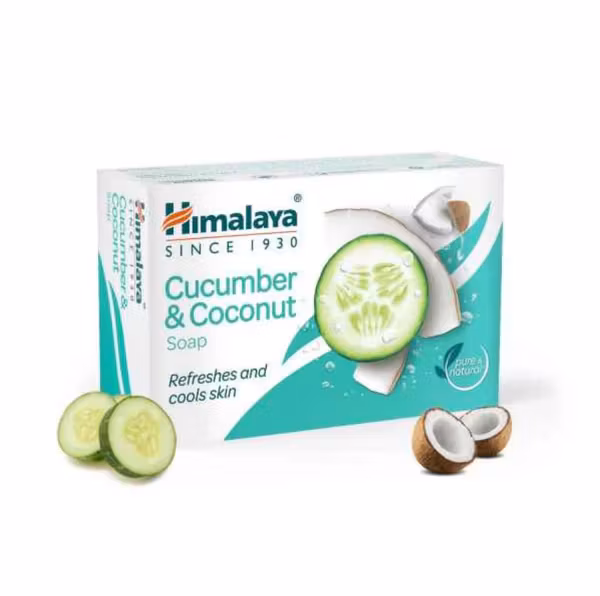 Himalaya Cucumber & Coconut - ayurvedisk fast tvål, 75 g