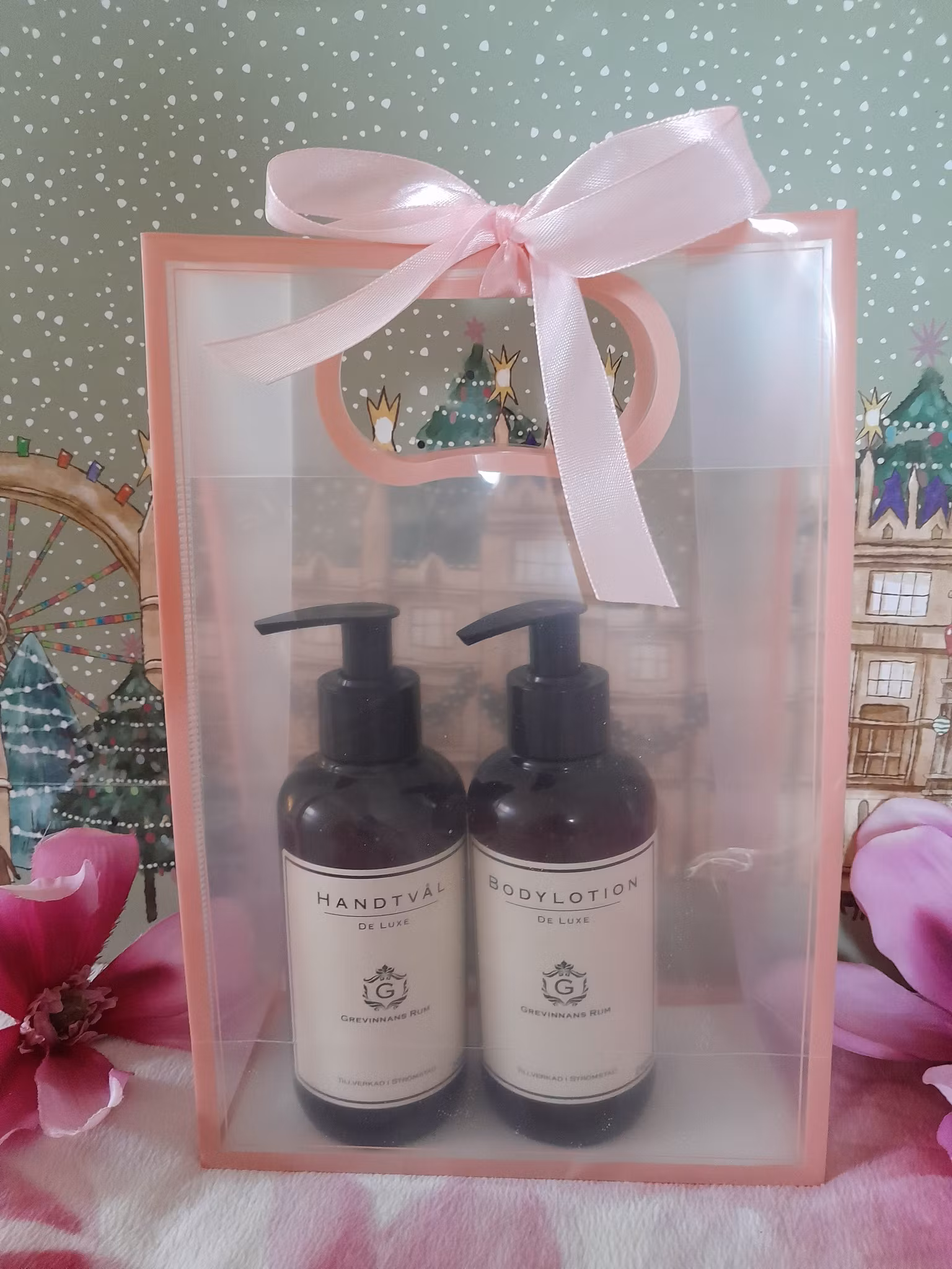 Grevinnans rum tvål+lotion De Luxe i söt presentpåse