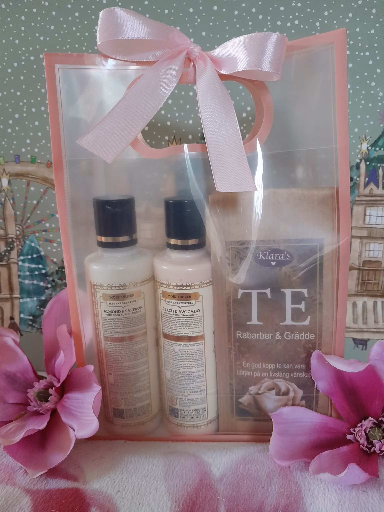 Kroppslotion 2 st +te i presentpåse