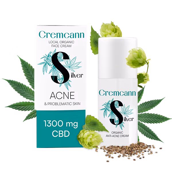 Cremecann silver 1350mg CBD acne
