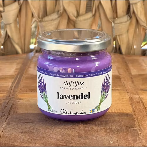 Klockargårdens Lavendel Doftljus 220 ml