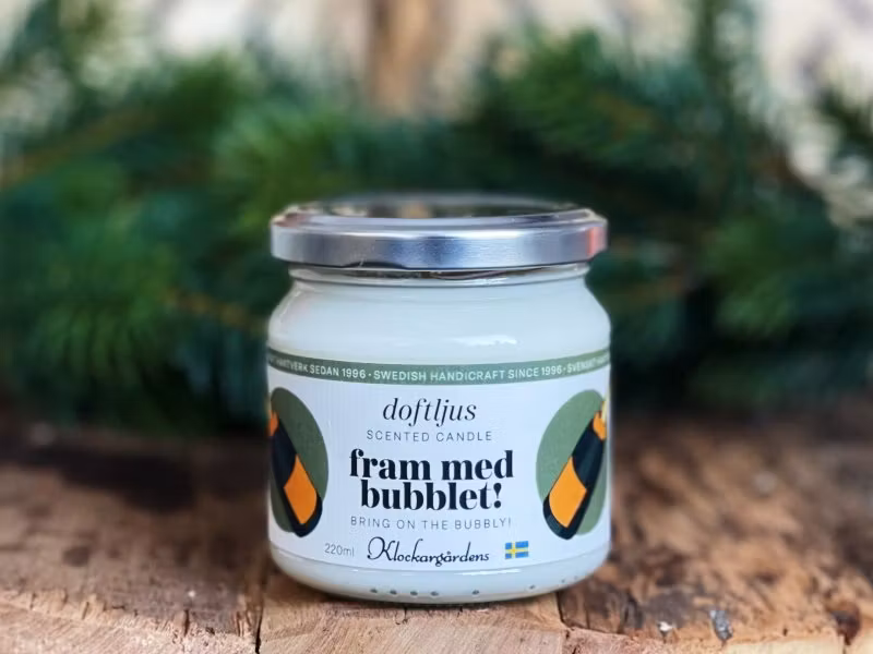 Fram med bubblet doftljus 220 ml