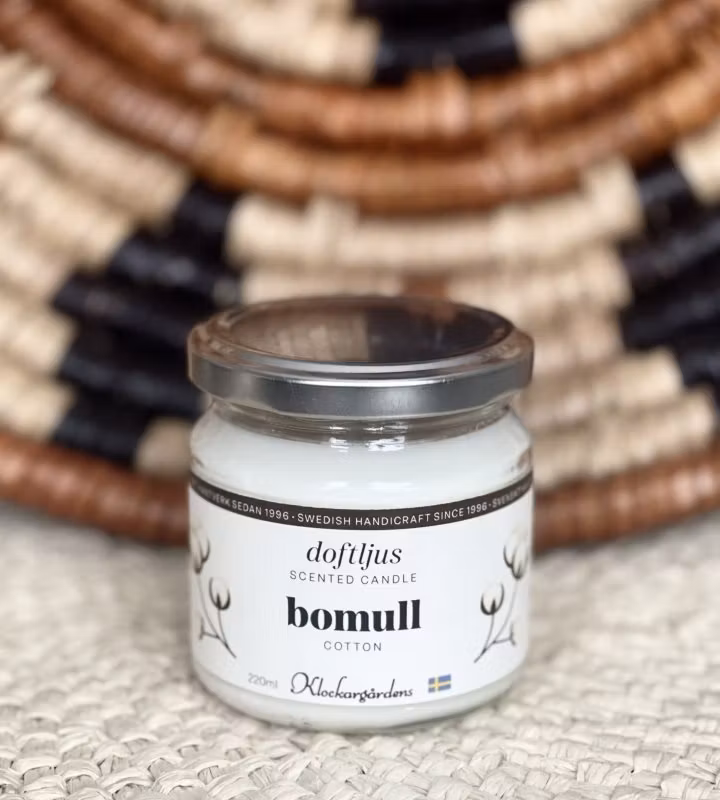 Bomull mysigt doftljus 220 ml