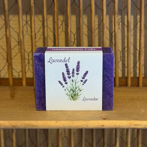 Lavendel naturtvål handgjord 120 gr
