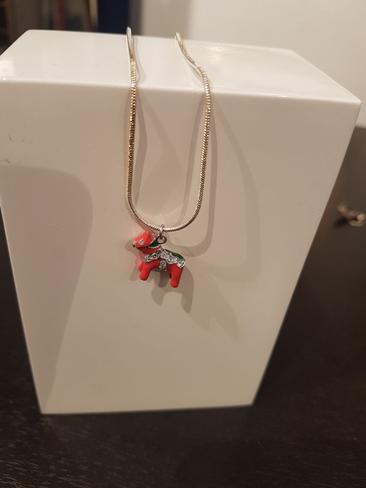 Dalahäst halsband