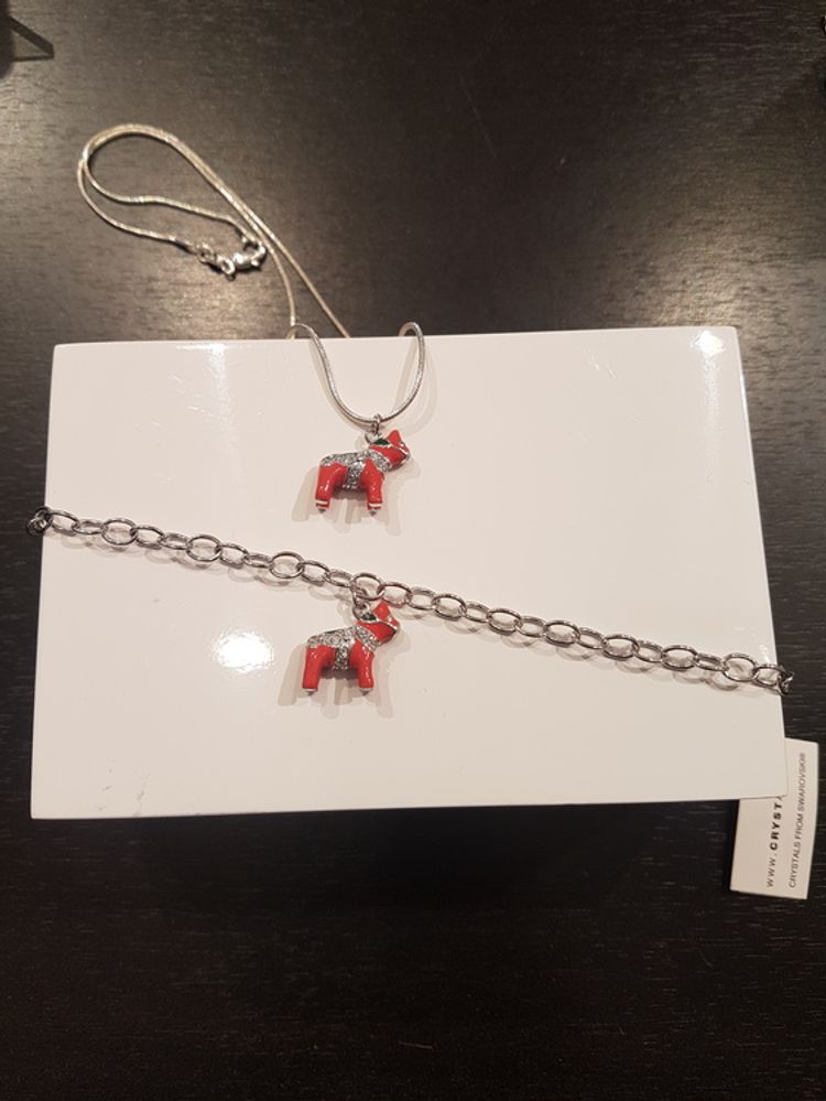 Dalahäst halsband