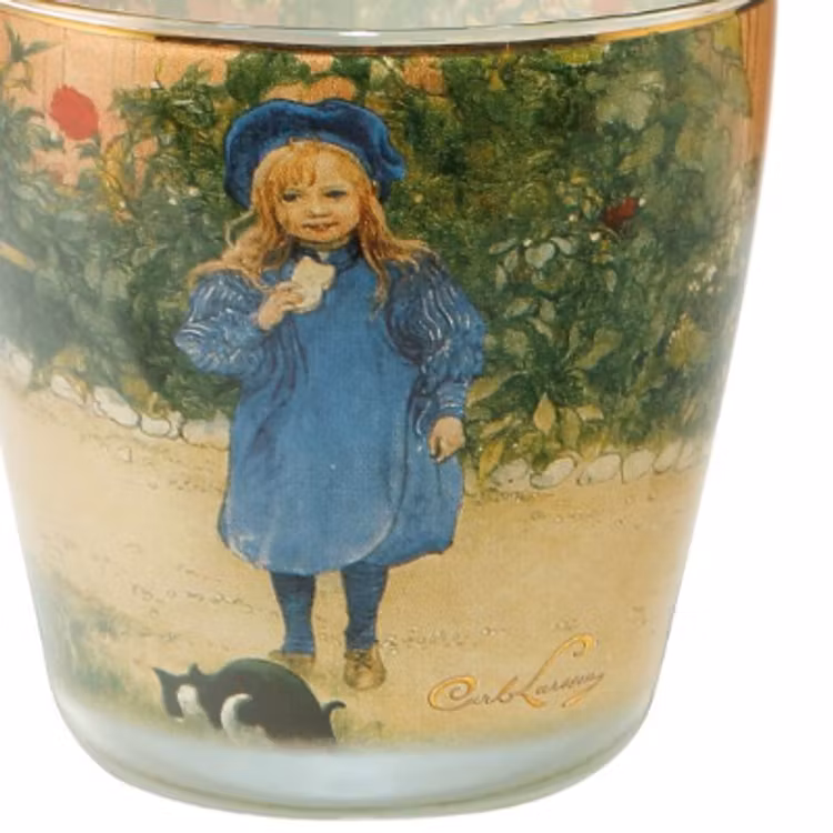 Lykta Carl Larsson  Britta med katt