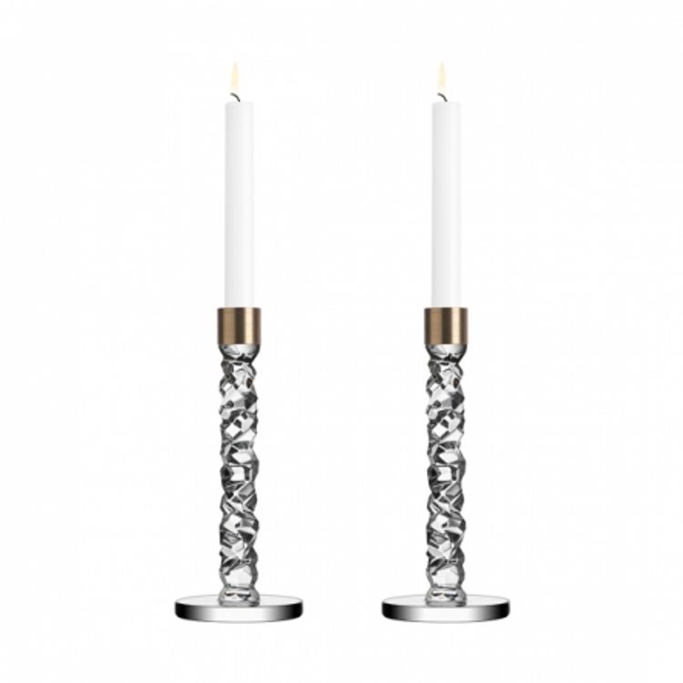 CARAT LJUSSTAKE MÄSSING 2-PACK