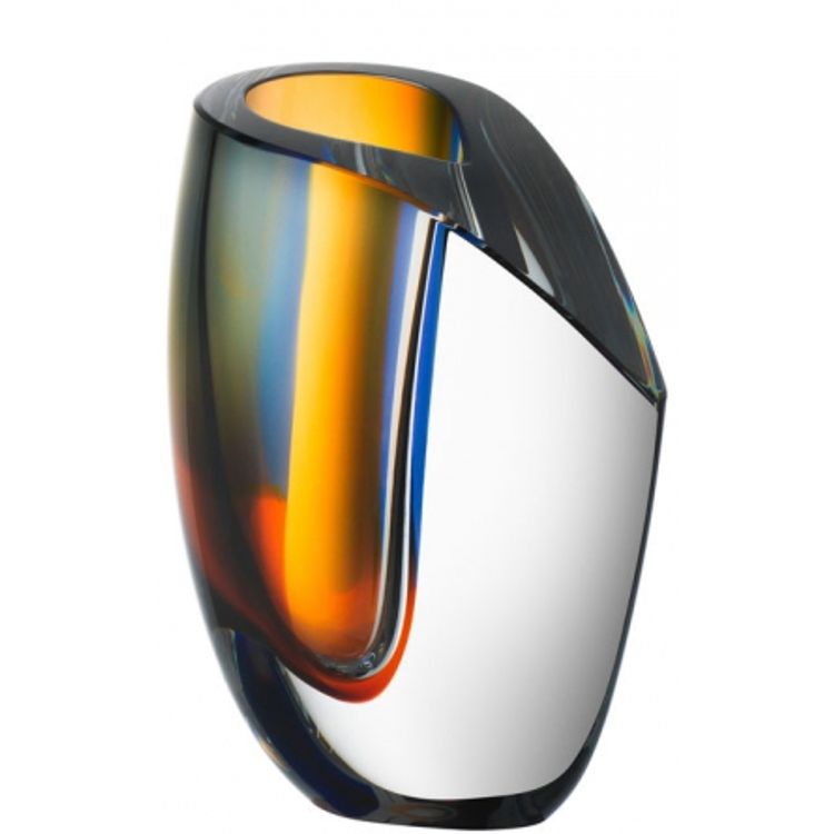 MIRAGE VAS AMBER, H 15,5CM