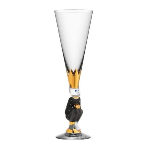 NOBEL THE SPARKLING DEVIL GLAS 19 CL, SVART