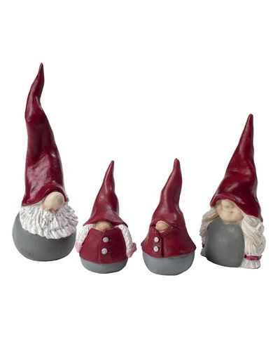 Juldekoration Tomte Familjen 4-pack