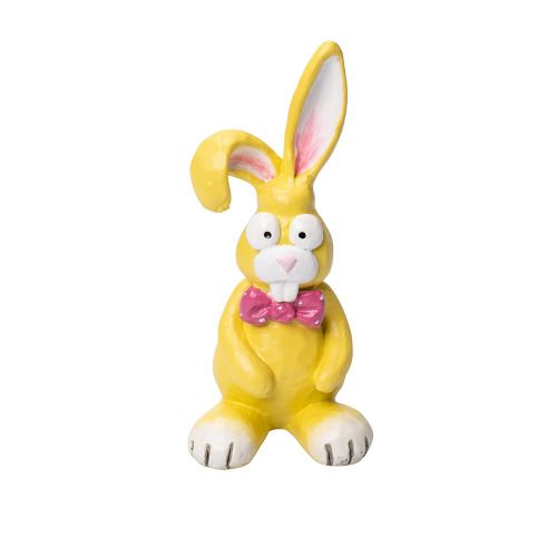 Haren Harry står, gul H.12cm