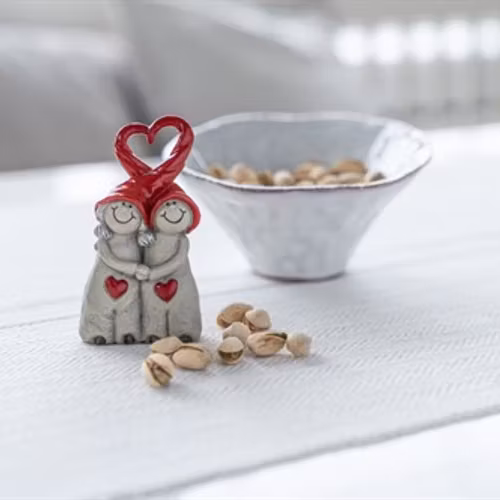 Tittut Tomtepar hjärta H.11cm