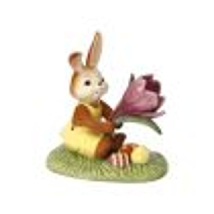 KANINFIGUR 12,5 CM - EN KROKUS FÖR DIN PÅSKHARE