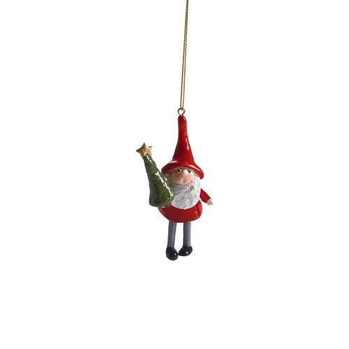 Hängande Tomtesson, gran H.9cm