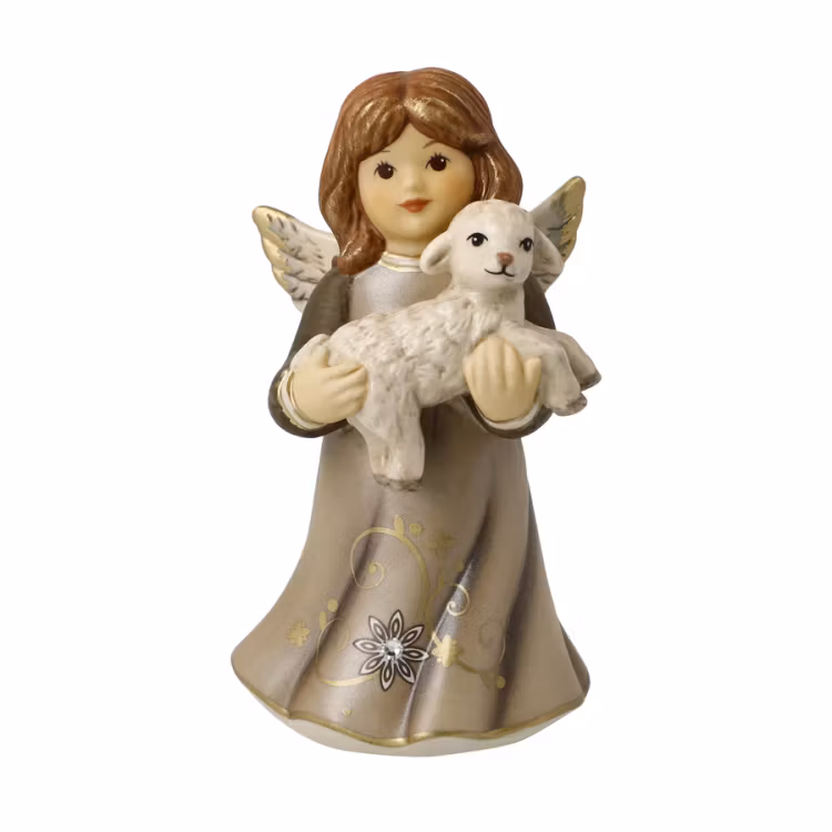 Liten Herde, Valnöt, Goebel Himmelsk skyddsängel, 8.5cm, 2024