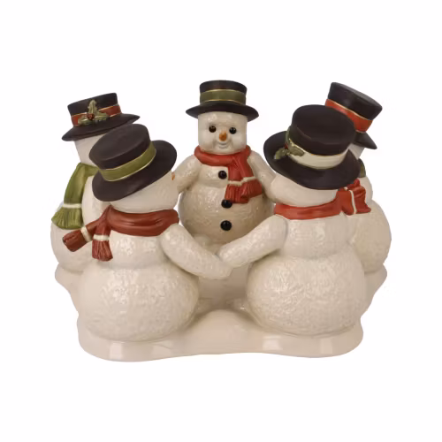 Goebel Jul snögubbarfigur "bästa vänner" 2023