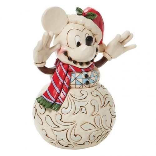 Mickey Mouse Snowman 17 cm Disney Traditions