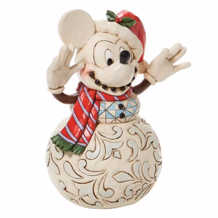 Mickey Mouse Snowman 17 cm Disney Traditions