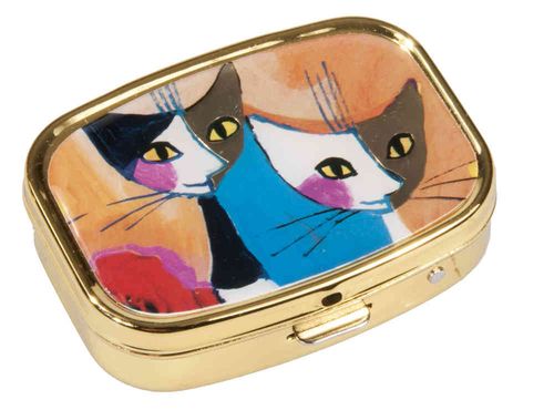 Pillbox, "R. Wachtmeister - Två katter i porträtt"