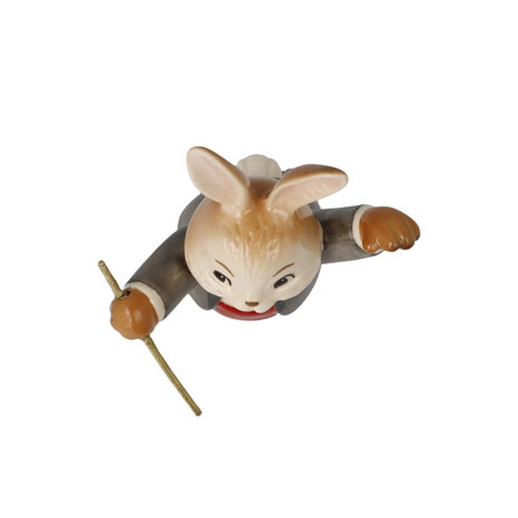 Goebel - Påsk | Dekorativ staty Hare Musiker Dirigent | Keramik - 8cm - Påskhare