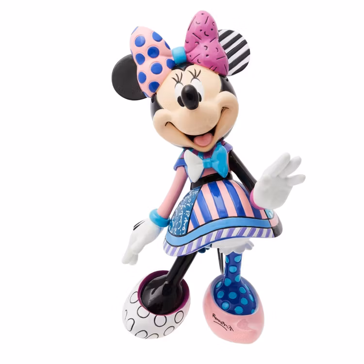 MINNIE MOUSE BLÅ & ROSA - Disney av Britto - Handsignerad