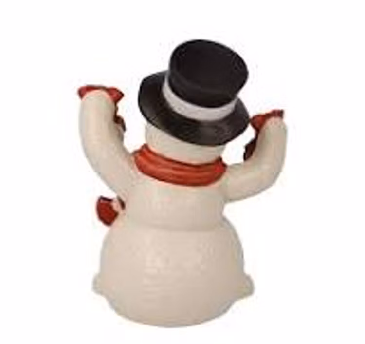 Goebel-figur Juldekorerad, Snögubbe, Stengods, 12