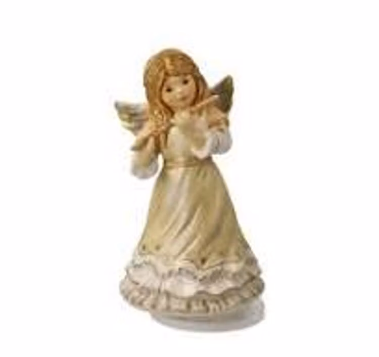 Porslinsfigur 'Stilla natt' av Goebel 10x15x10 cm