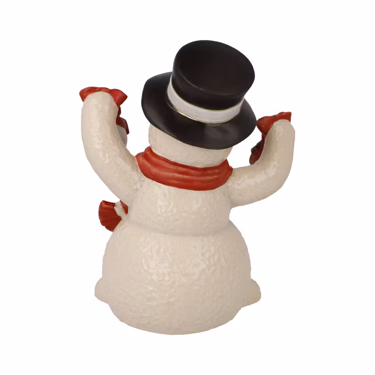Goebel-figur Juldekorerad, Snögubbe, Stengods, 12