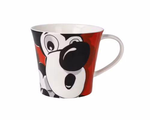 Coffee-/tea mug Häfner rot - Goebel Atelier