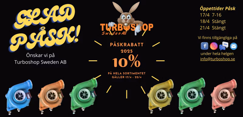 Årets stora påskrea 2025 är igång ! - Turboshop Sweden AB