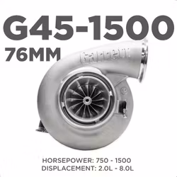 GARRETT G45-1500 76 MM A/R 1.28 T4 divided.