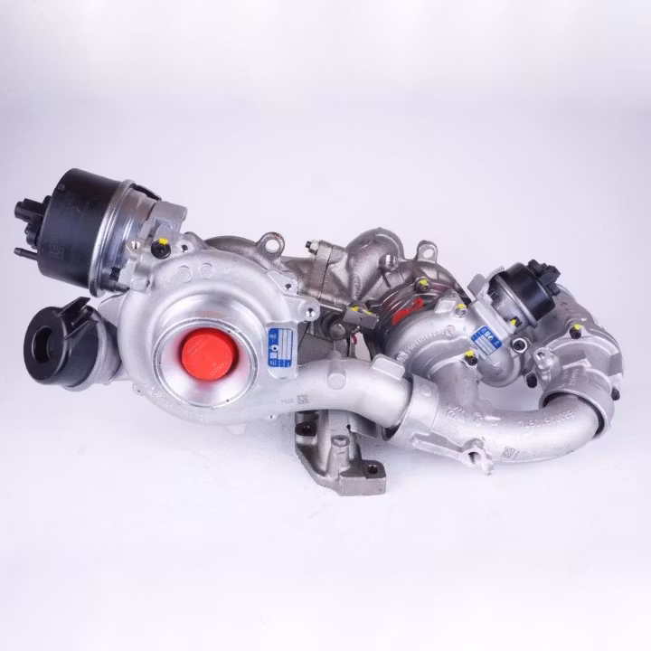 10009880384 Borgwarner fabriksny original dubbelturbo 2.0TDi Motorkod: DAVA