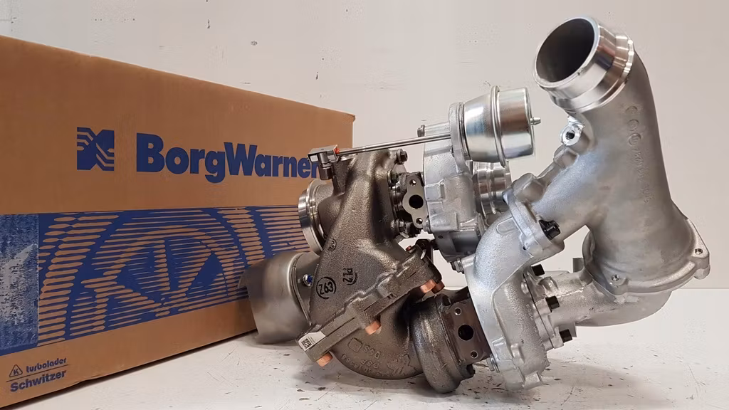 10009900167 BorgWarner Reman R2S dubbelturbo  originalturbo  OEM : OM651DE22LA ( Bytesturbo )