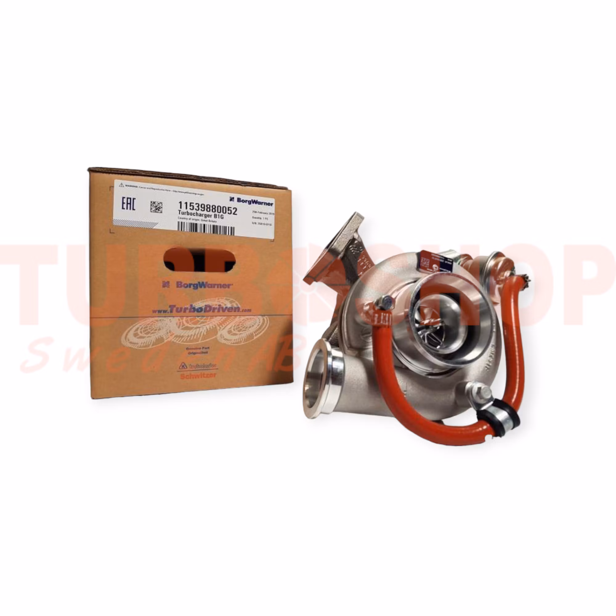 11539880052 BorgWarner B1G - Renovering utav originalturbo OEM : 21761005