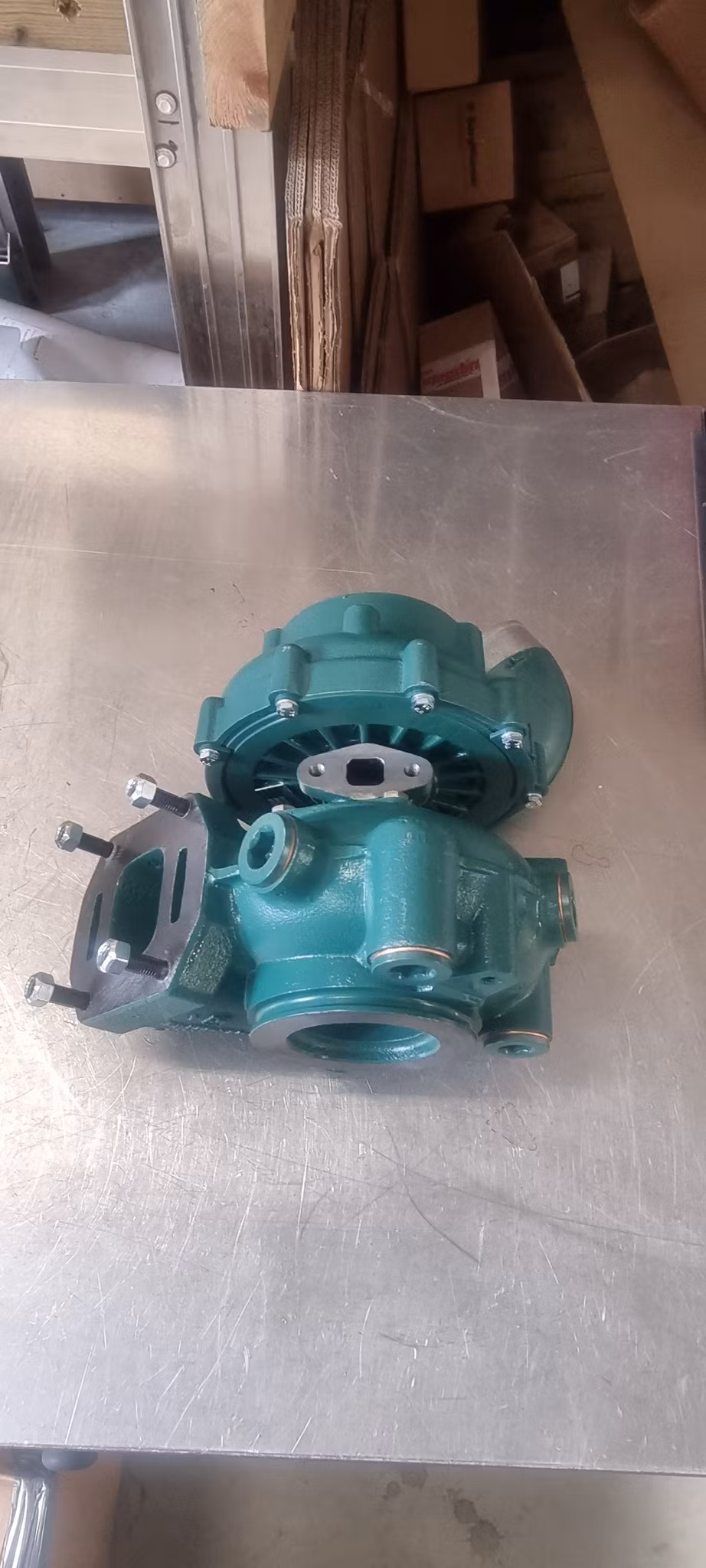 53279887501 BorgWarner Renoverad originalturbo med rostfri hylsa Volvo Penta D6 280/300/310 OEM : 3802152,3584138 ( Bytesturbo )