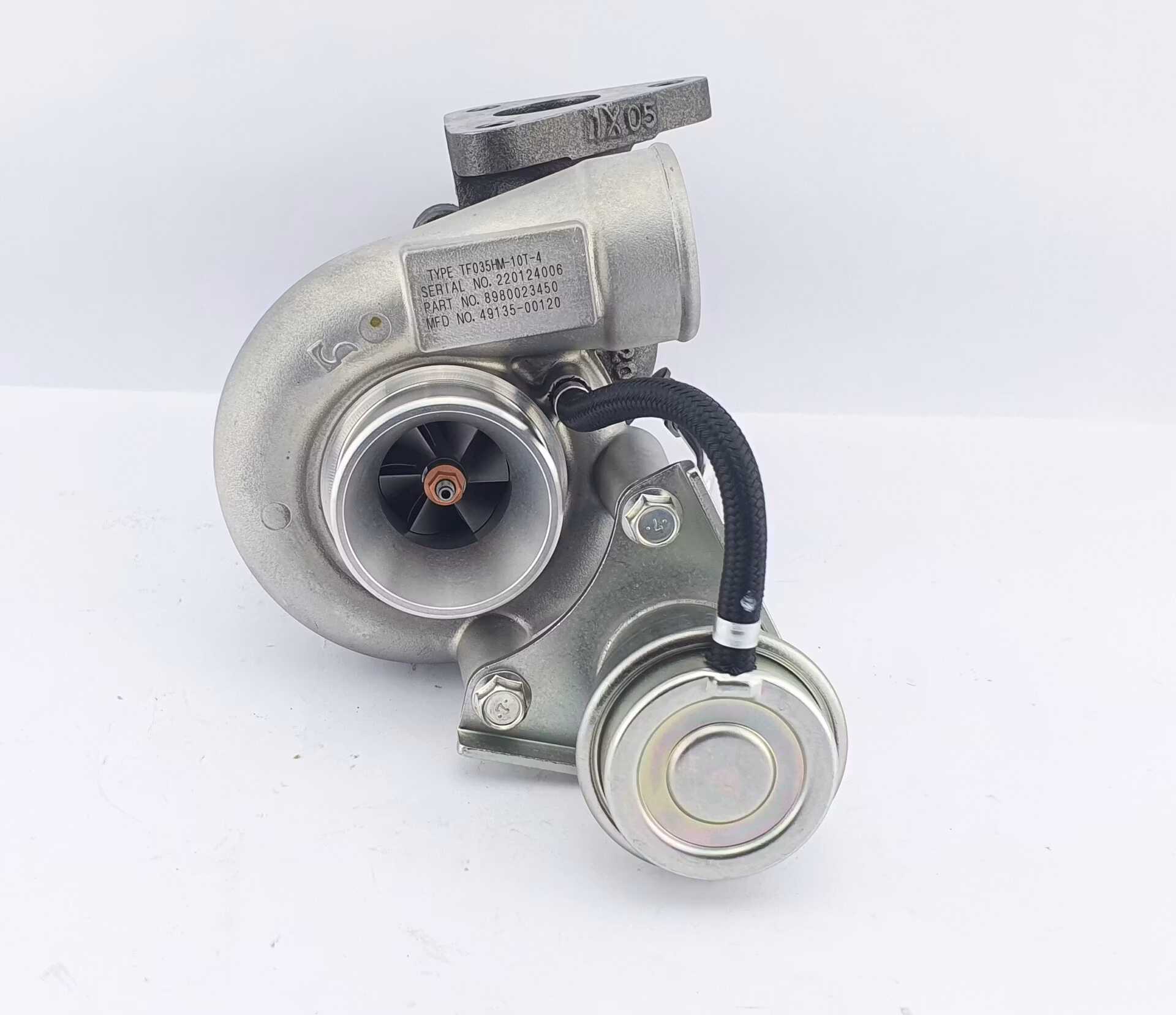 49135-00120 TF035HM-10T / renoverad originalturbo ilver Marin 1.7L ( Bytesturbo )
