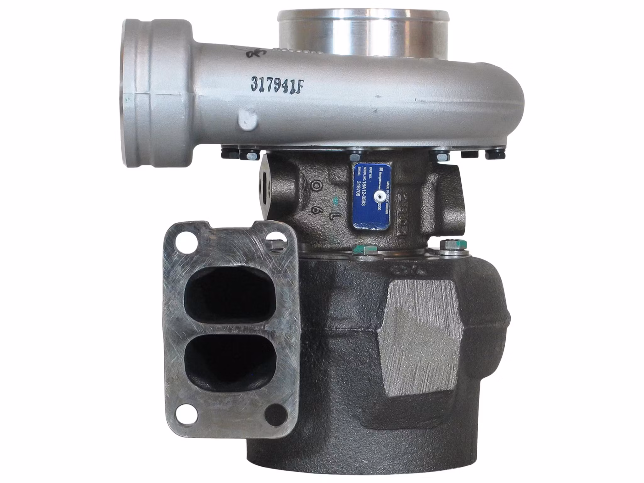 318706 - Renoverad originalturbo BorgWarner Turbo Deutz Volvo-Penta BF6M2012C ( Bytesturbo )