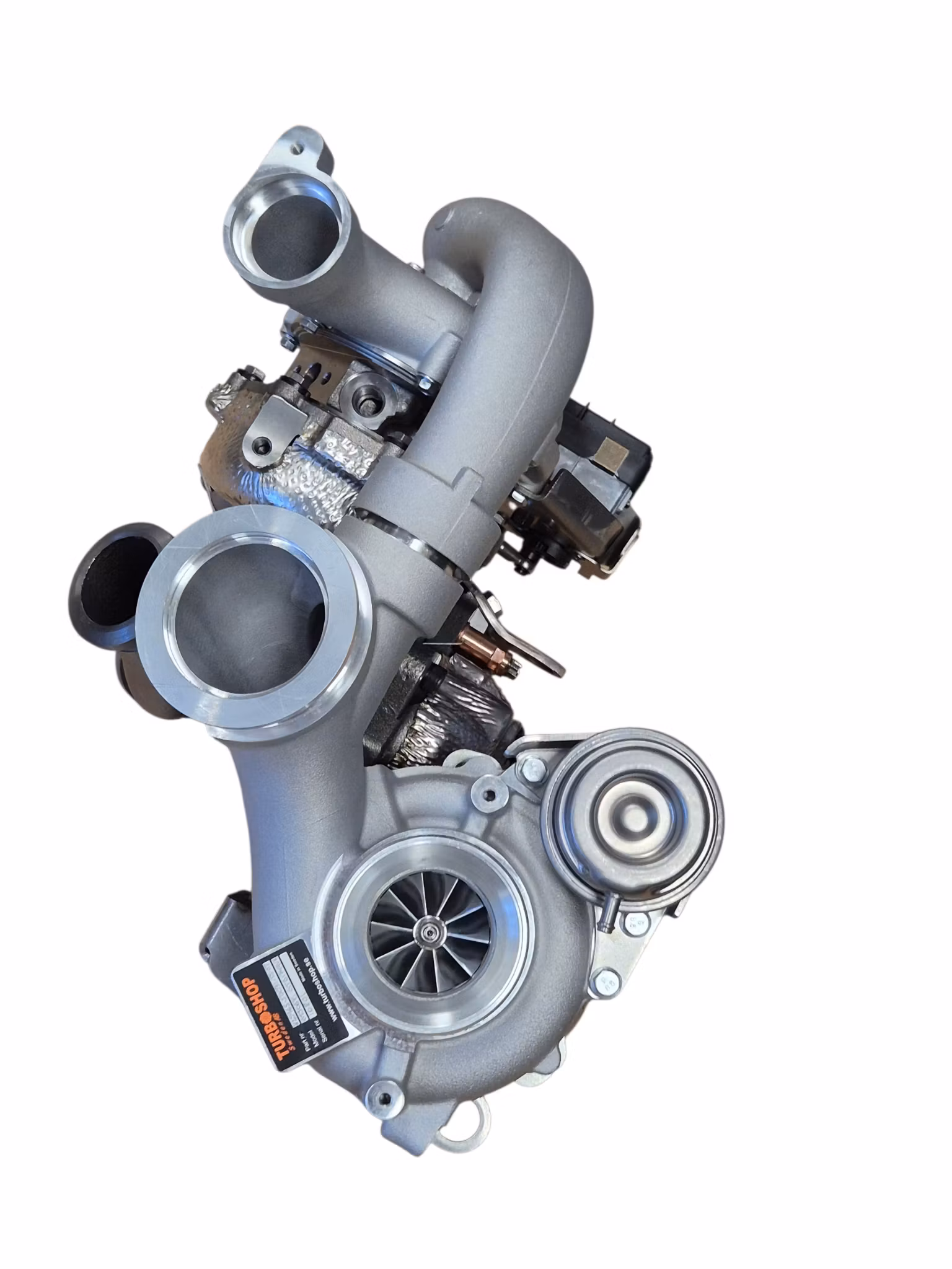 825965-5007S Turboshop solutions eftermarknadsturbo tGT3067S+GTB1749VK  AUDI dubbelturbo ( Bytesturbo)