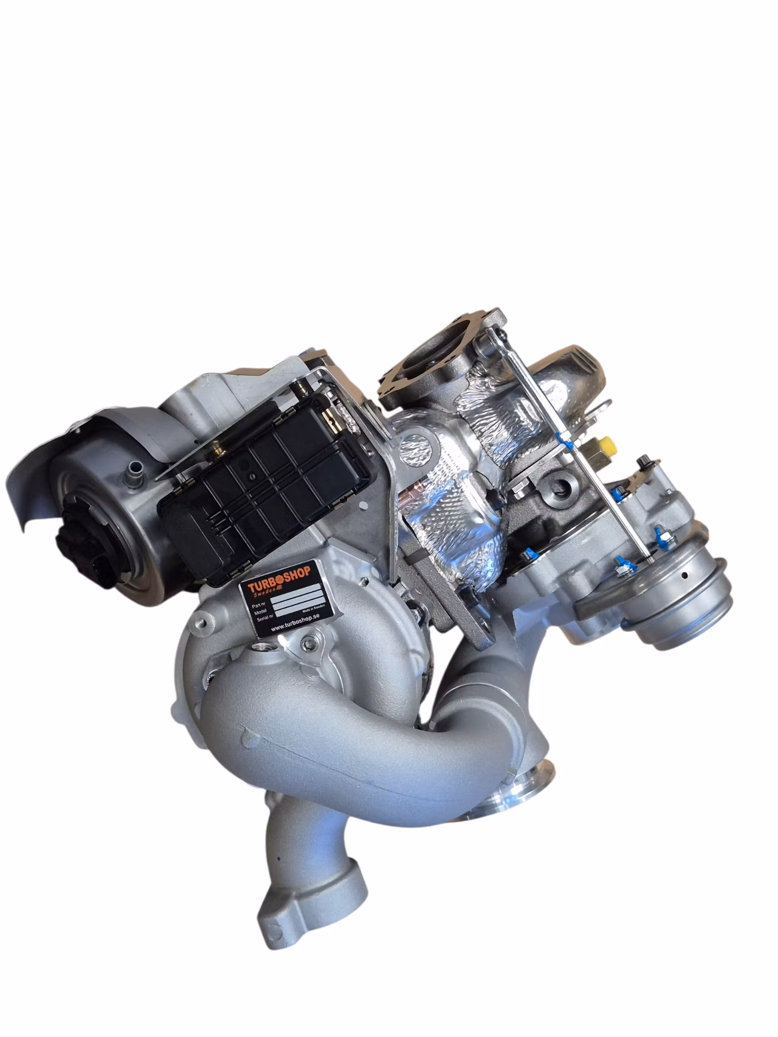 825965-5007S Turboshop solutions eftermarknadsturbo tGT3067S+GTB1749VK  AUDI dubbelturbo ( Bytesturbo)