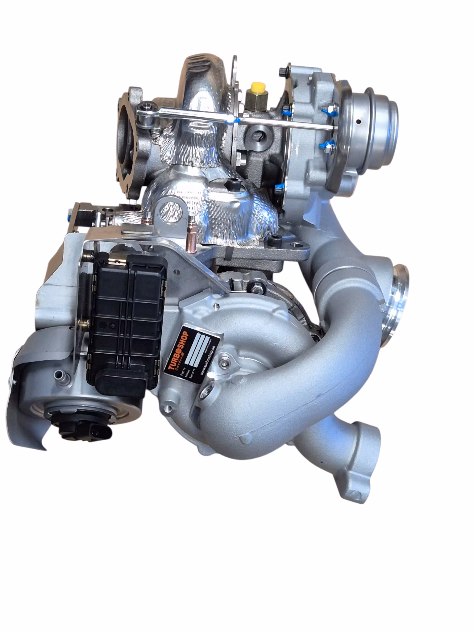 825965-5007S Turboshop solutions eftermarknadsturbo tGT3067S+GTB1749VK  AUDI dubbelturbo ( Bytesturbo)